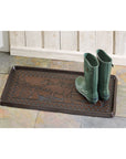 Moose Scene Rubber Boot Tray