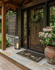 Pine and Moose Brushed Copper Doormat