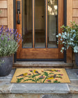 Finches on Thistle Doormat