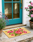 Pink Roses Doormat