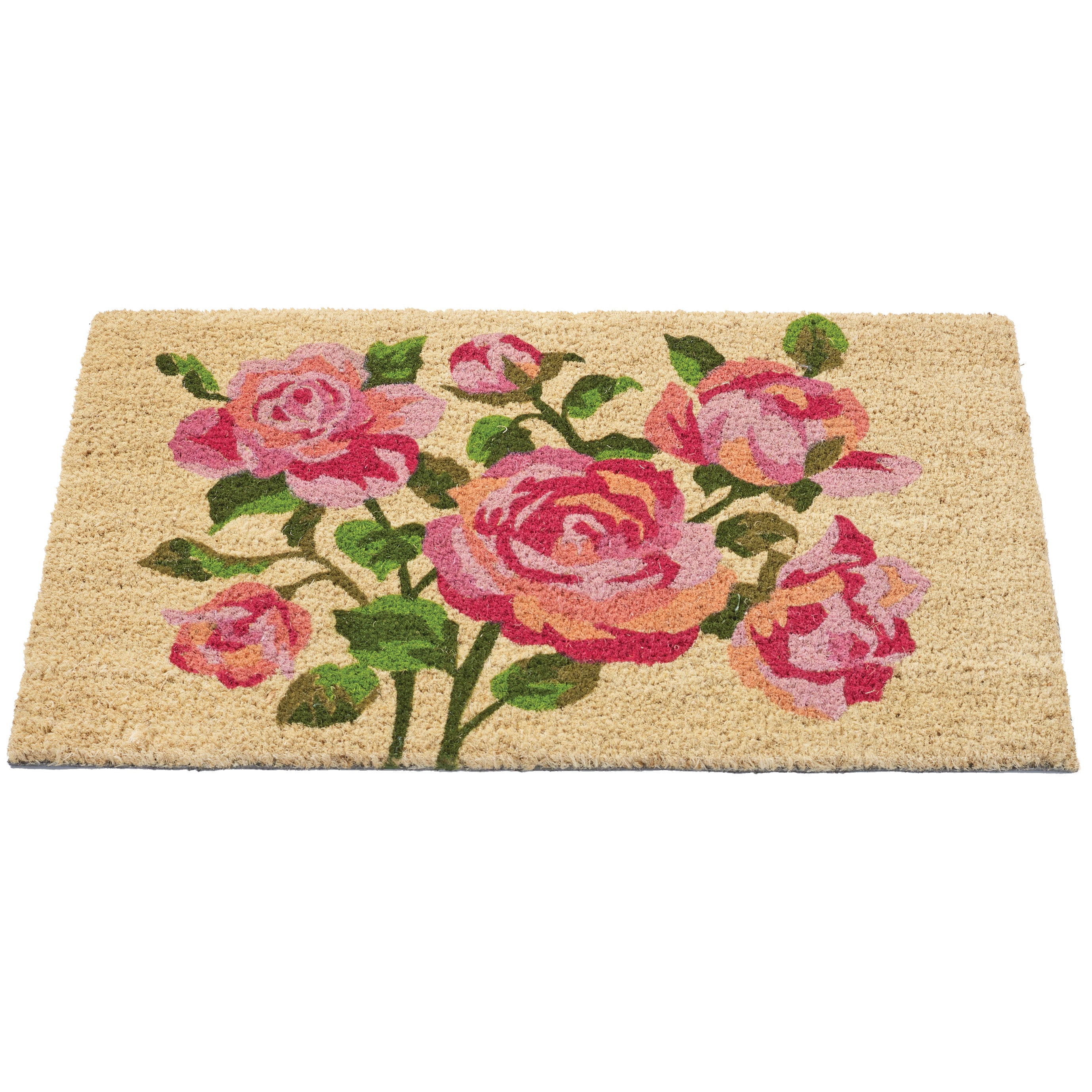 Pink Roses Doormat