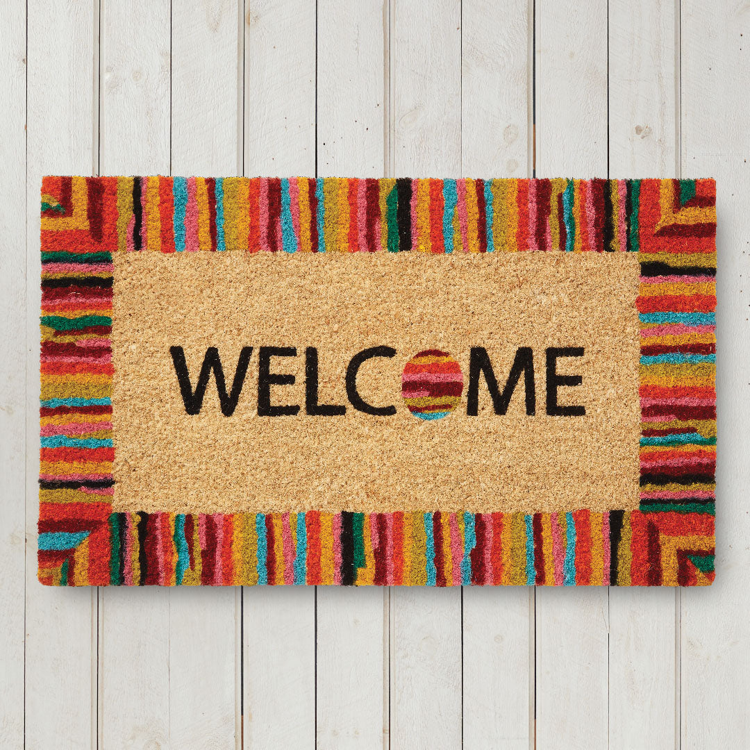 Larry Traverso Antlers Welcome 18 x 30 Doormat at Riverbend Home