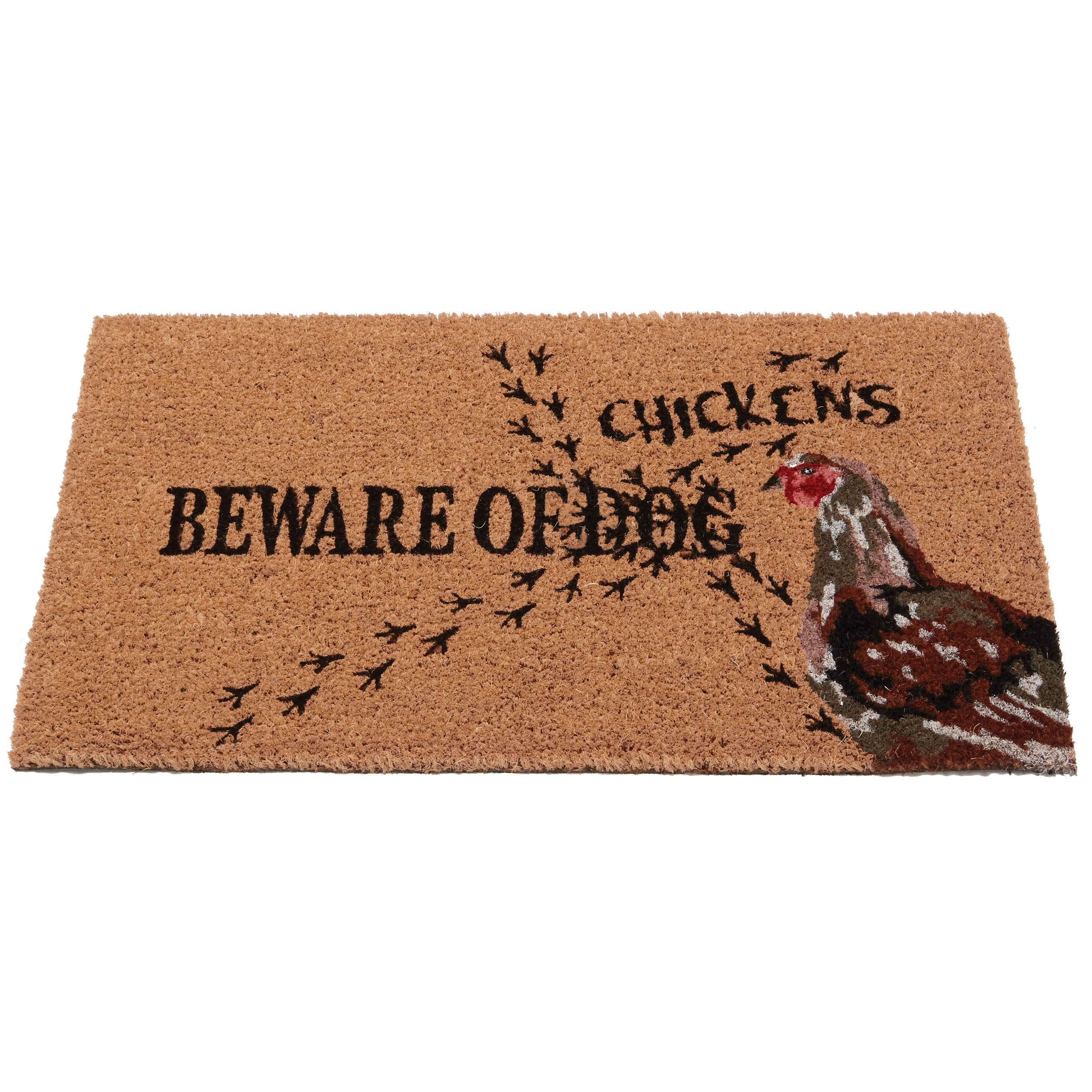 Beware of Chickens Doormat