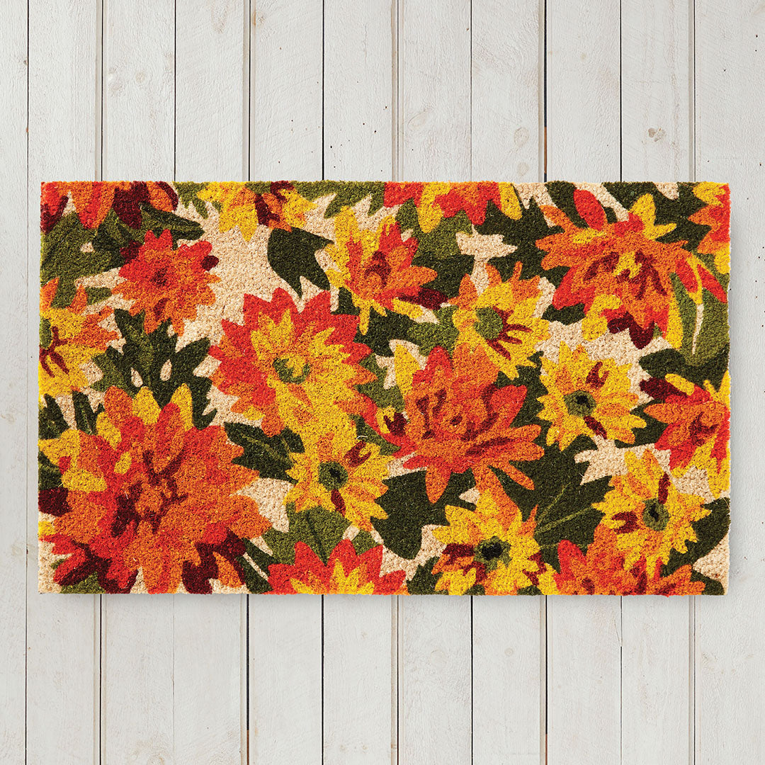 Chrysanthemums Doormat