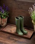 Ferns Antique Copper Boot Tray