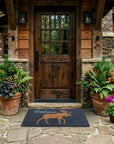 Moose Silhouette Doormat