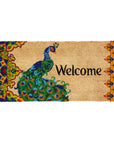 Peacock Welcome Doormat