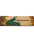 Peacock Welcome Doormat