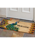 Peacock Welcome Doormat