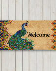 Peacock Welcome Doormat