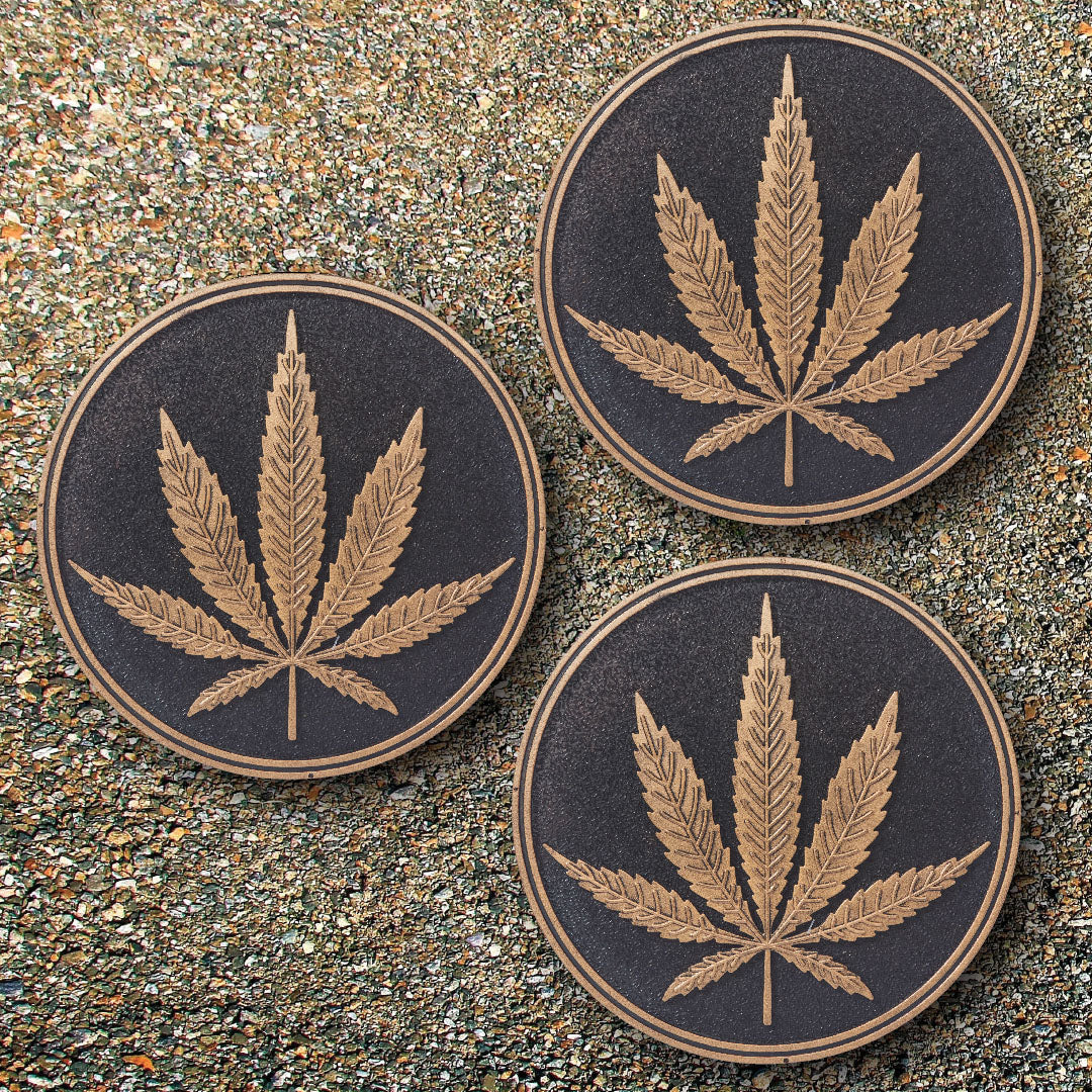 Cannabis Stepping Stone (Set of 3)