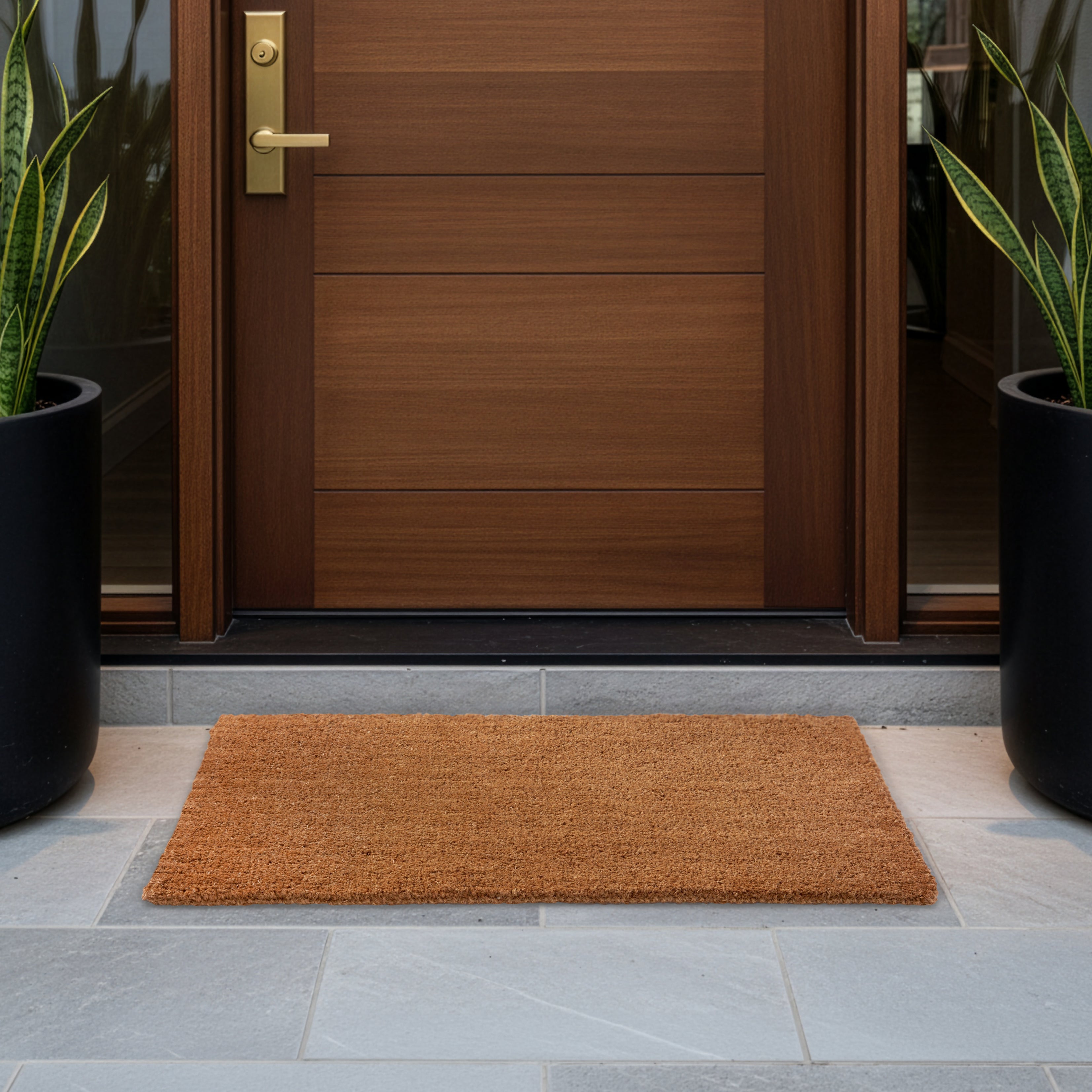 Majestic Natural Fiber Coir Welcome Doormat – Home Furnishings by