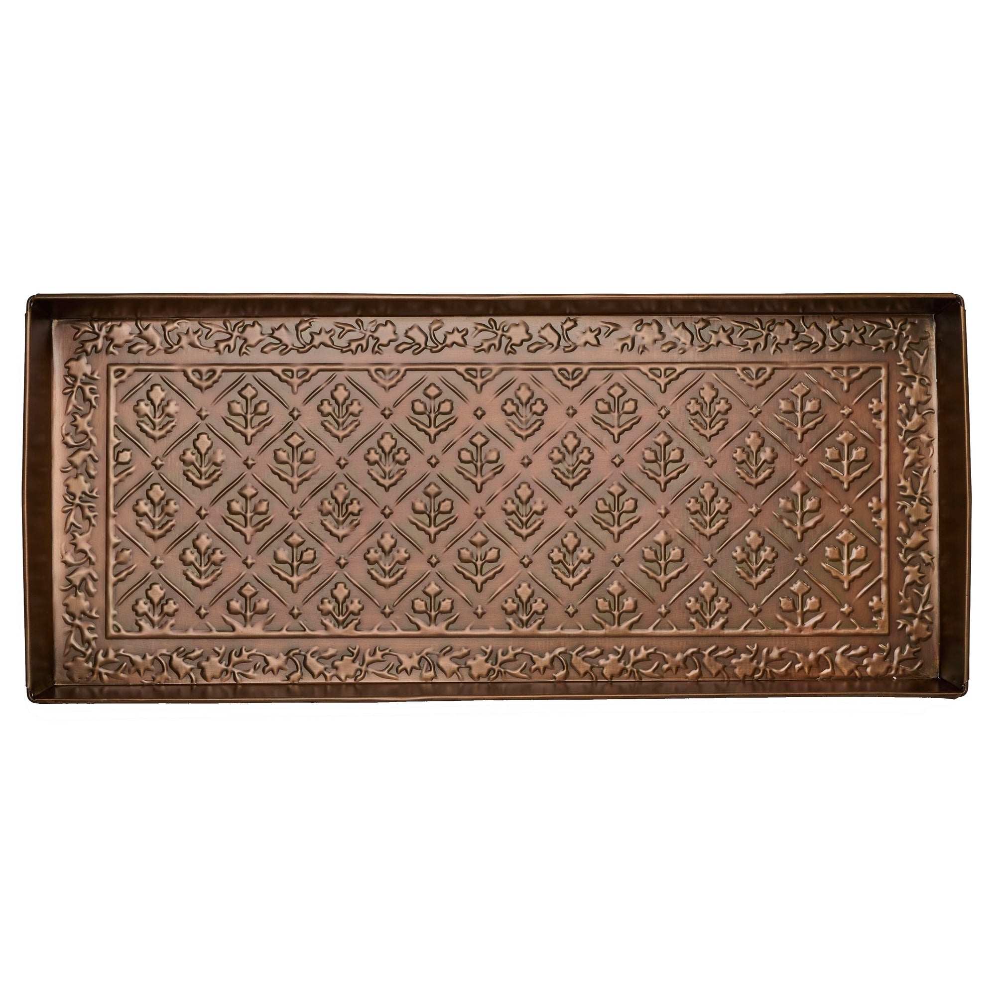 Elowen Antique Copper Boot Tray