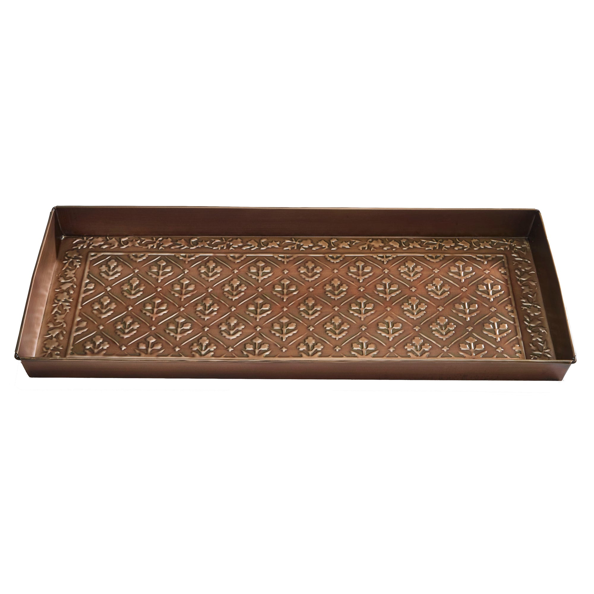 Elowen Antique Copper Boot Tray