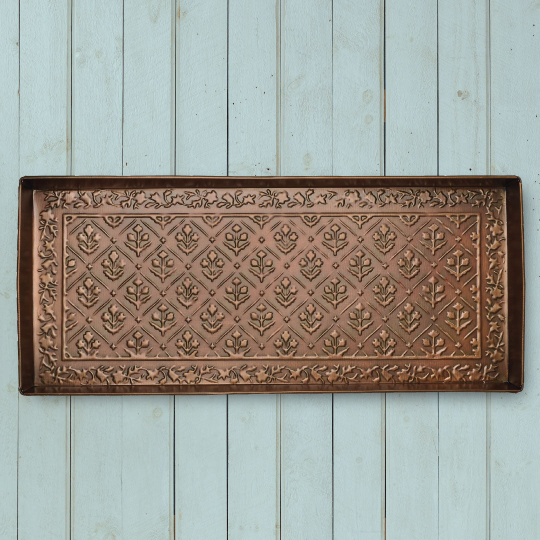 Elowen Antique Copper Boot Tray