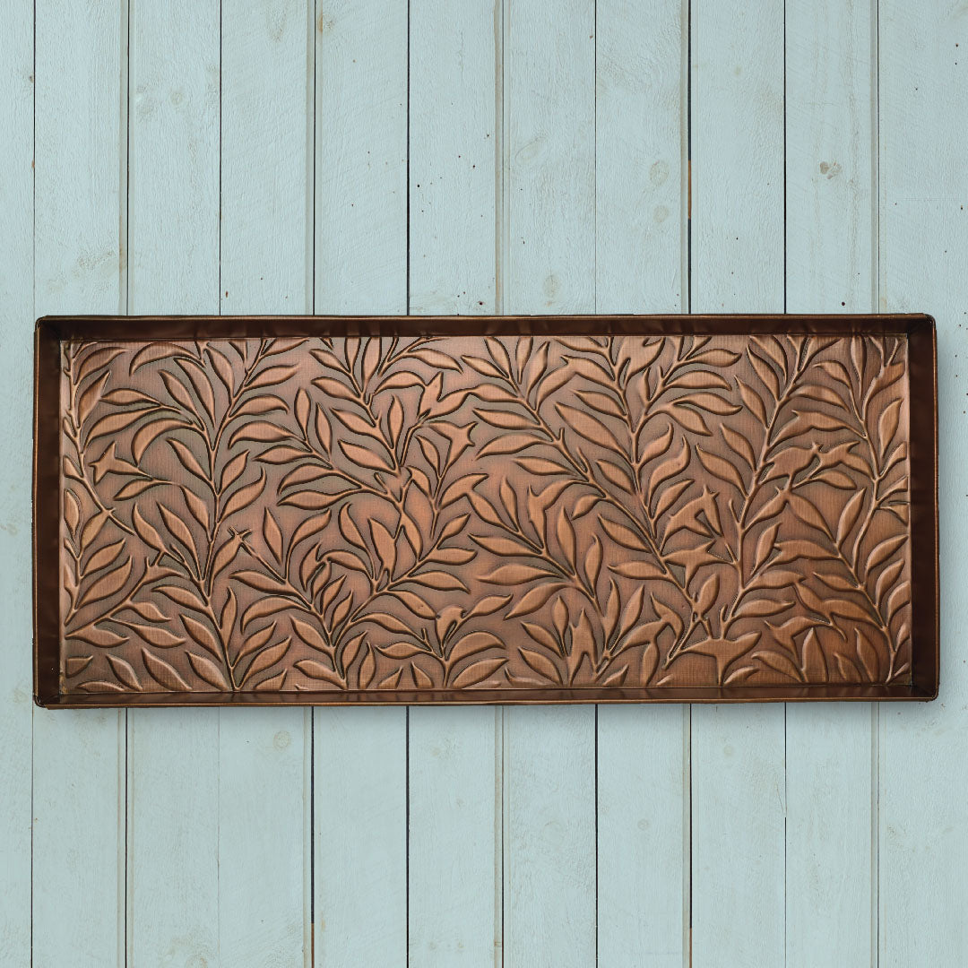 Willow Antique Copper Boot Tray