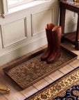 Folk Art Antique Copper Boot Tray