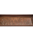 Butterfly Garden Antique Copper Boot Tray