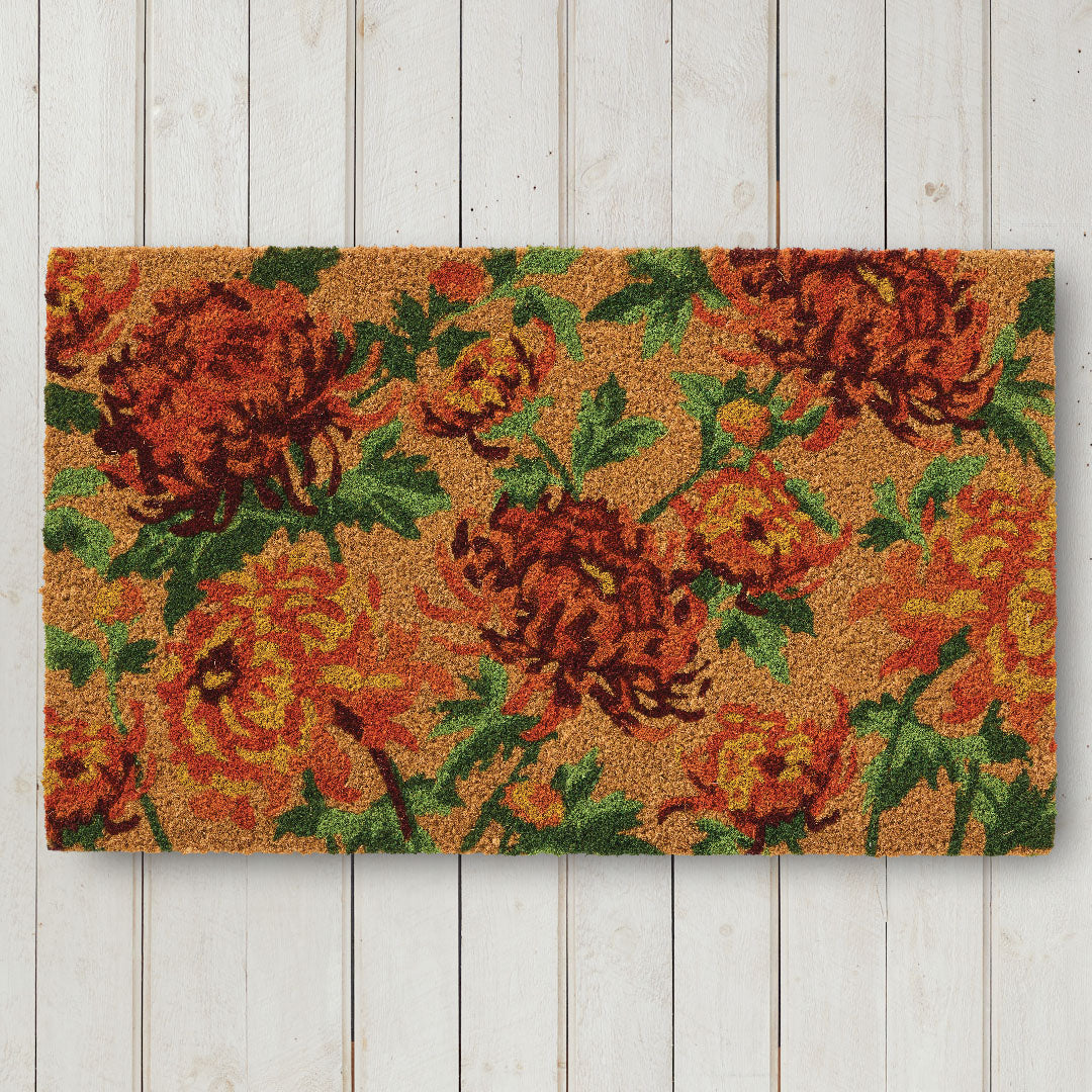 Chrysanthemum Doormat