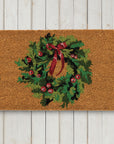 Evergreen Wreath Doormat
