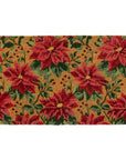 Poinsettia Doormat
