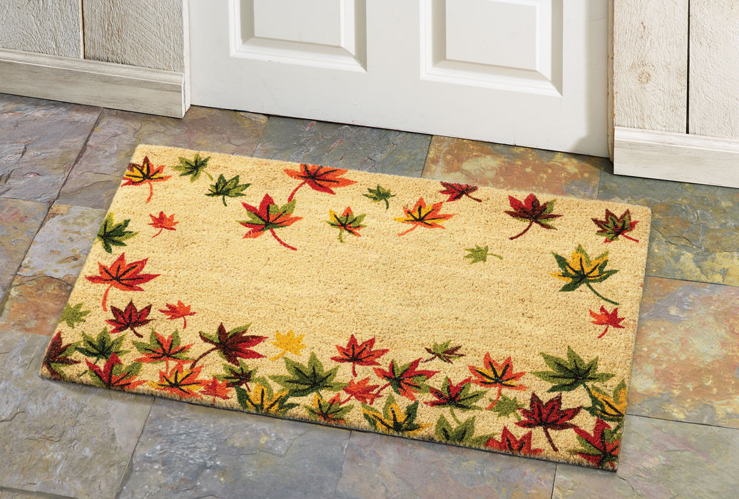 Falling Leaves Border Doormat