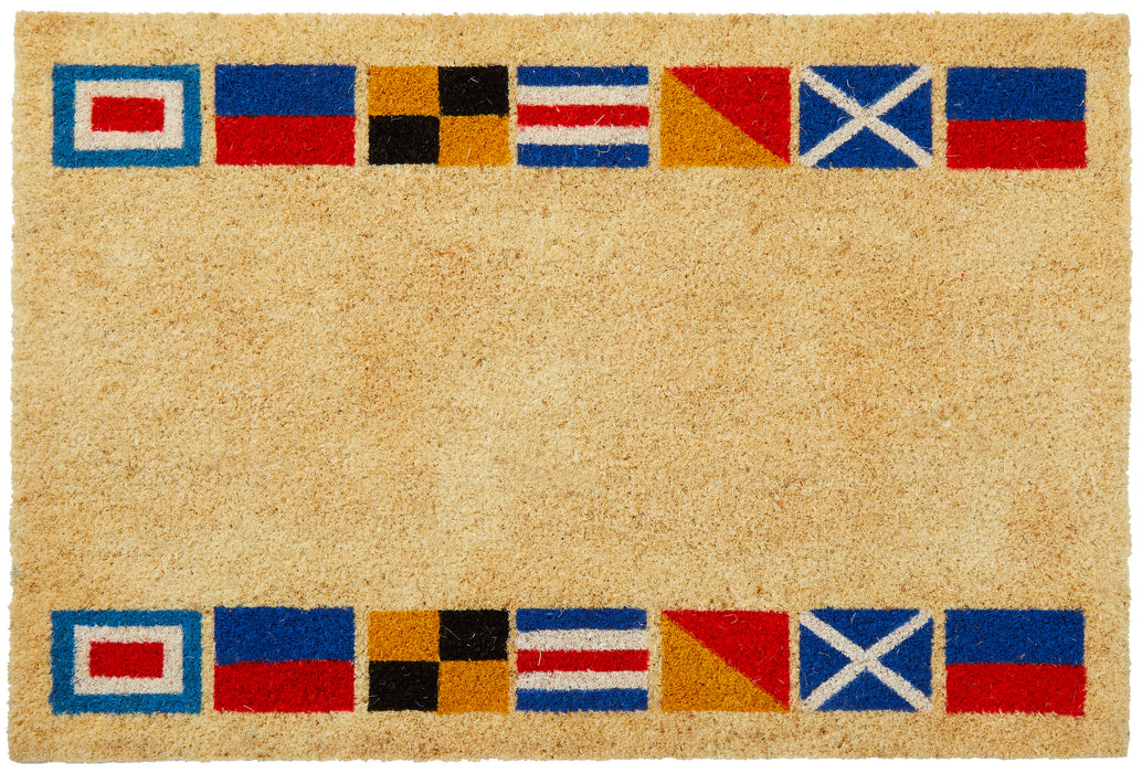 Nautical Flags Doormat