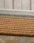 Rockport Powerloom Natural Fiber Coir Welcome Doormat 18x30