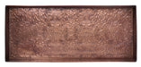 Seville Antique Copper Metal Boot Tray 30x13