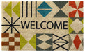 Ivan Natural Fiber Welcome Printed Coir Doormat 18x30
