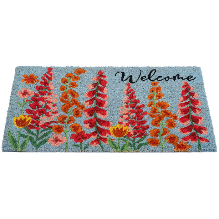 Flower Garden Welcome Doormat